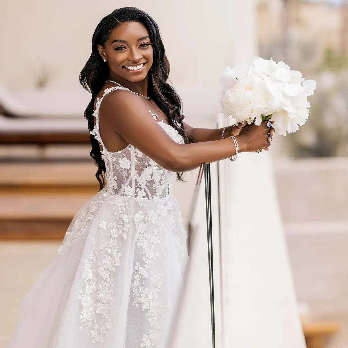 Customized Sparkle Beading Appliqued Wedding Gowns Puffy Off Shoulder Sheer Top Embroidered Shimmer Sweetheart Bridal Dress