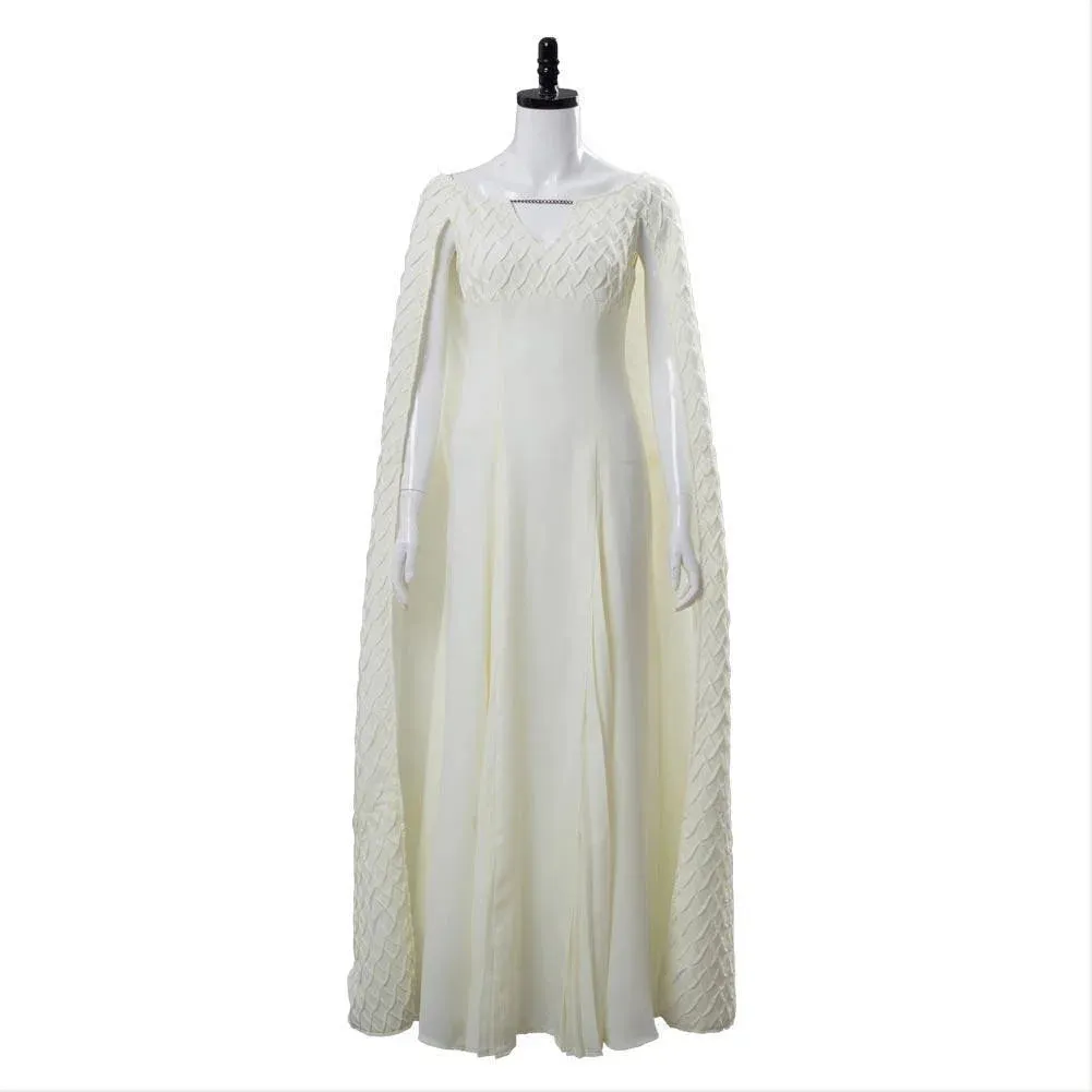 Daenerys Stormborn White Long Ball Gowns Cosplay Dress