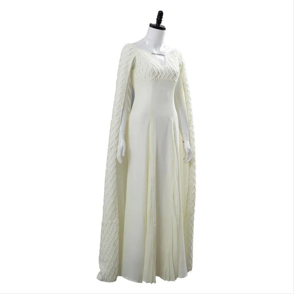 Daenerys Stormborn White Long Ball Gowns Cosplay Dress