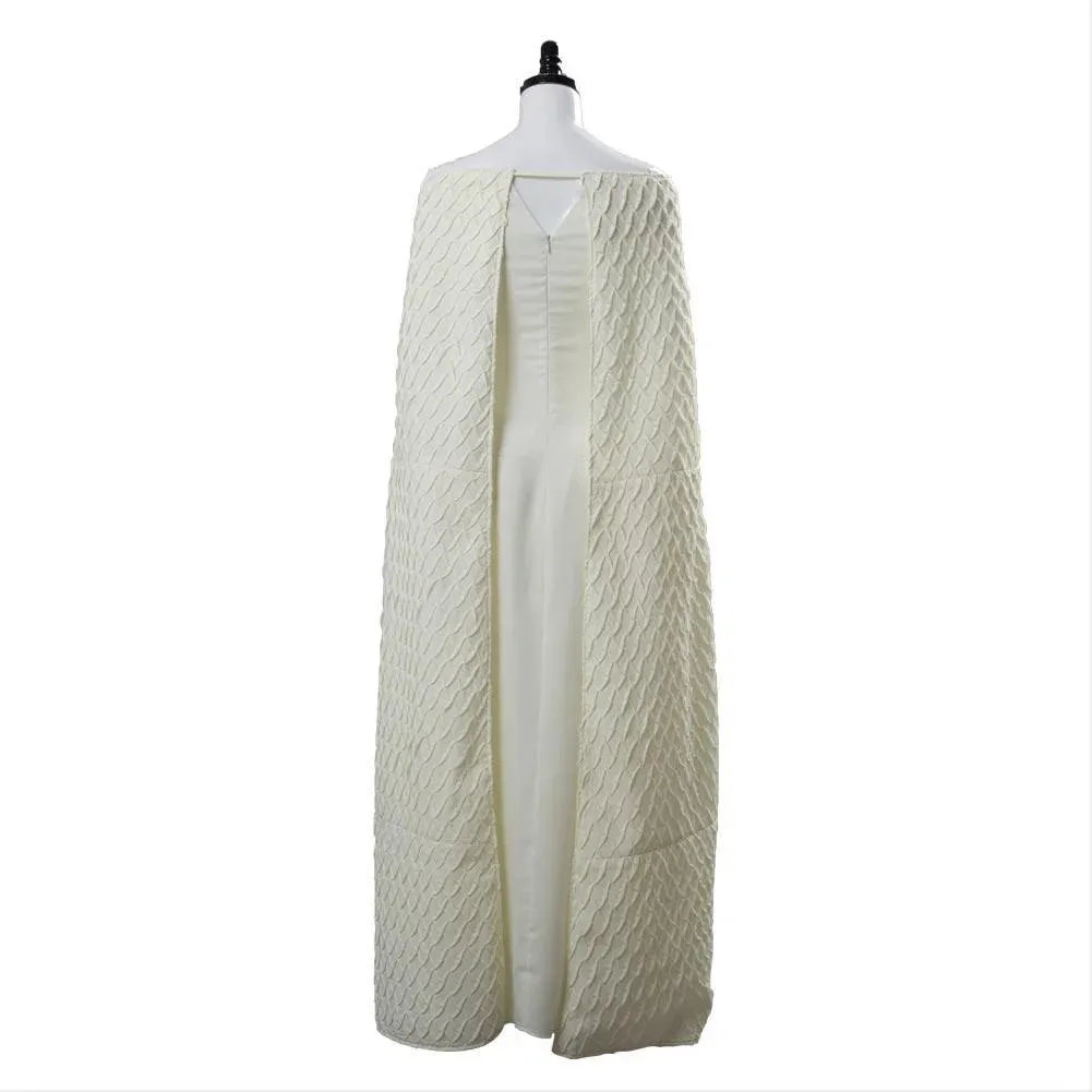 Daenerys Stormborn White Long Ball Gowns Cosplay Dress