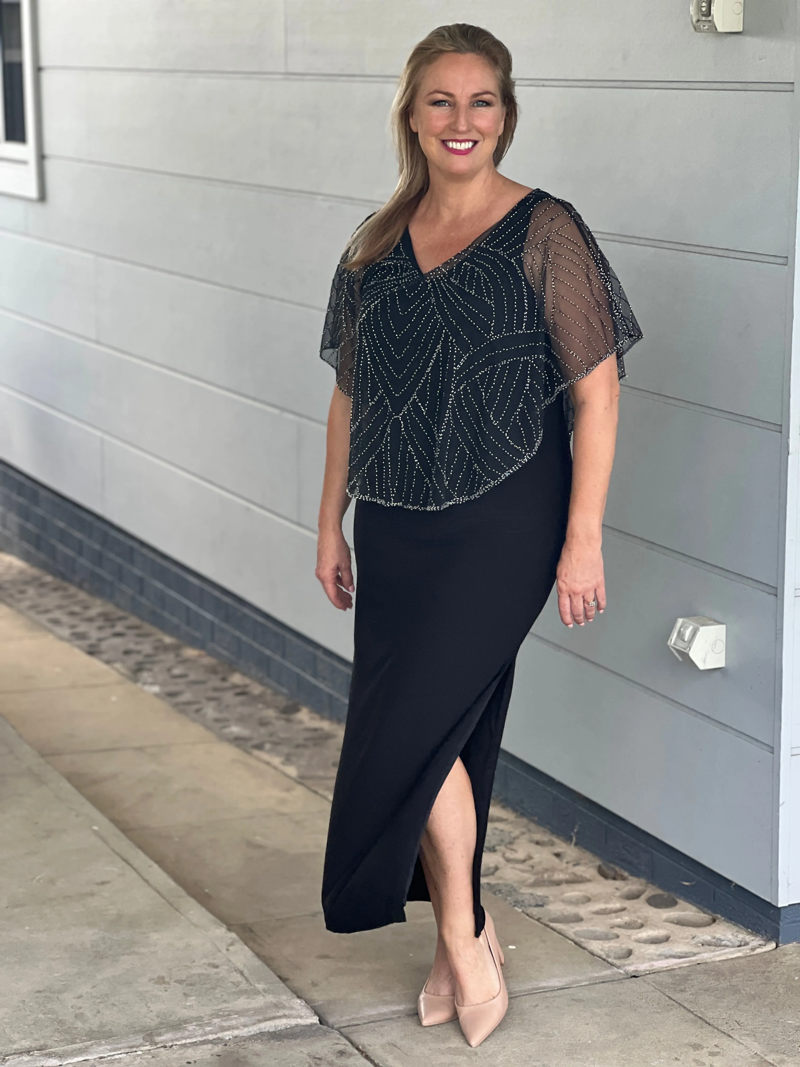 Florence Black Evening Dress