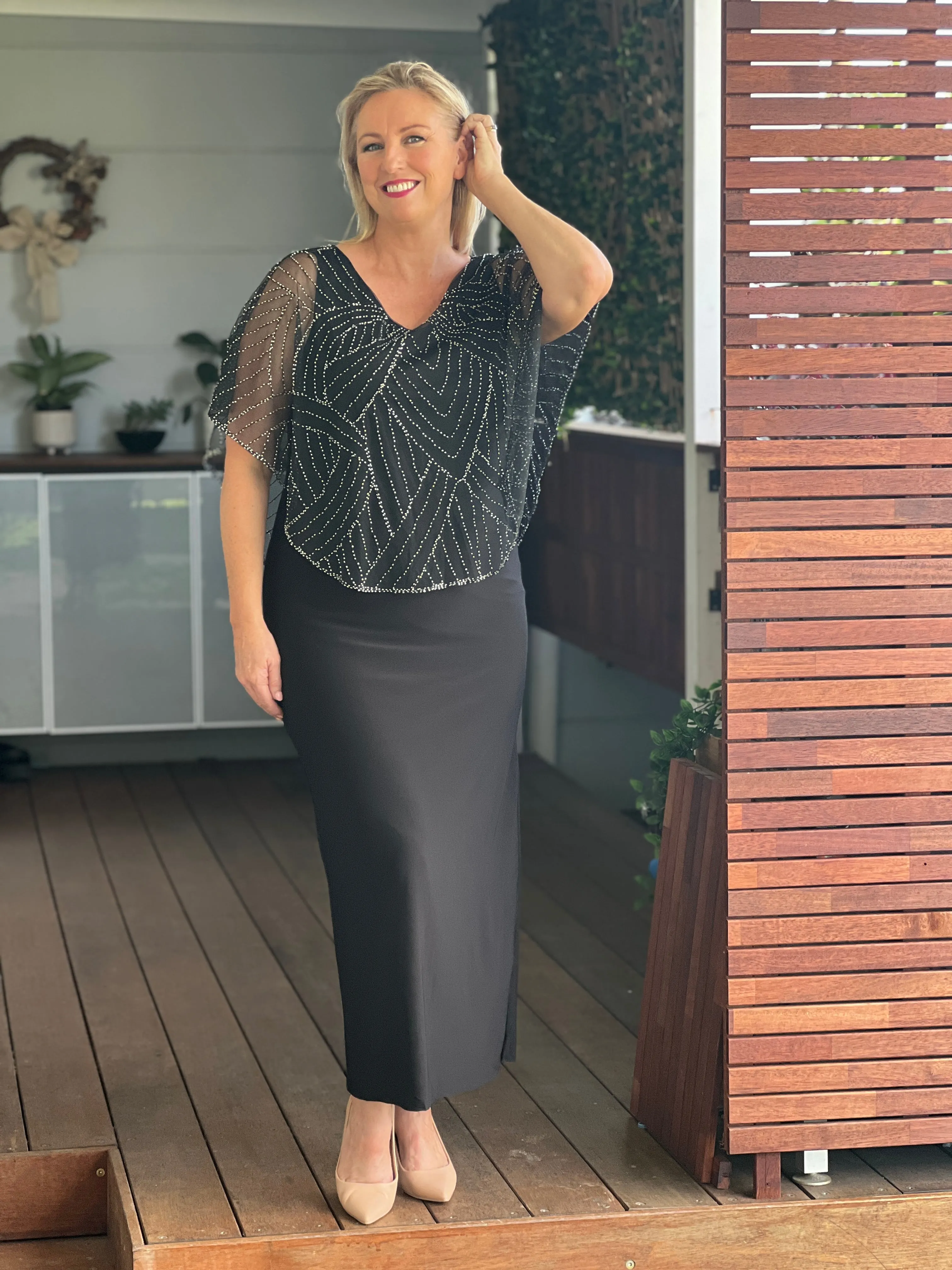 Florence Black Evening Dress