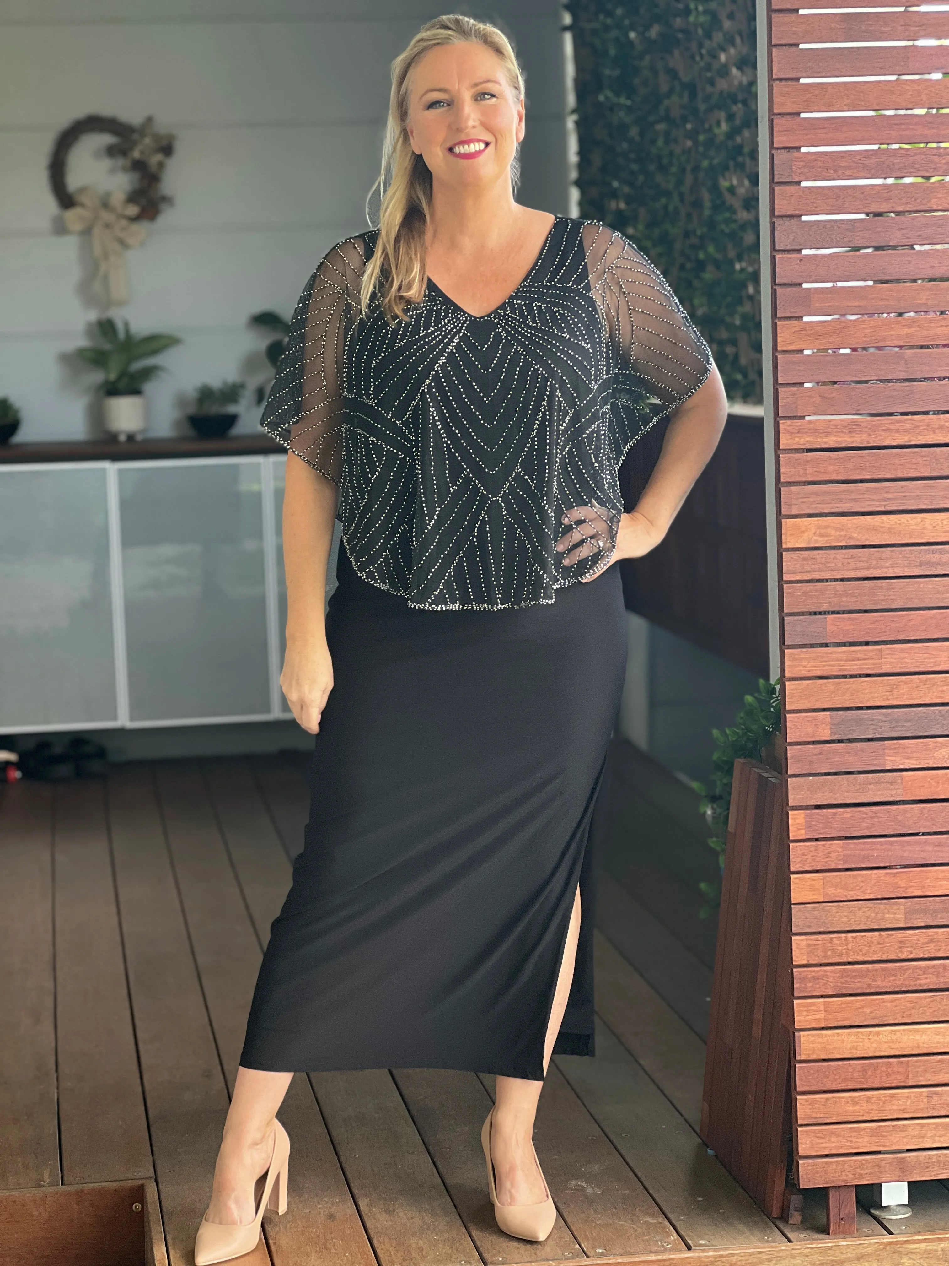 Florence Black Evening Dress