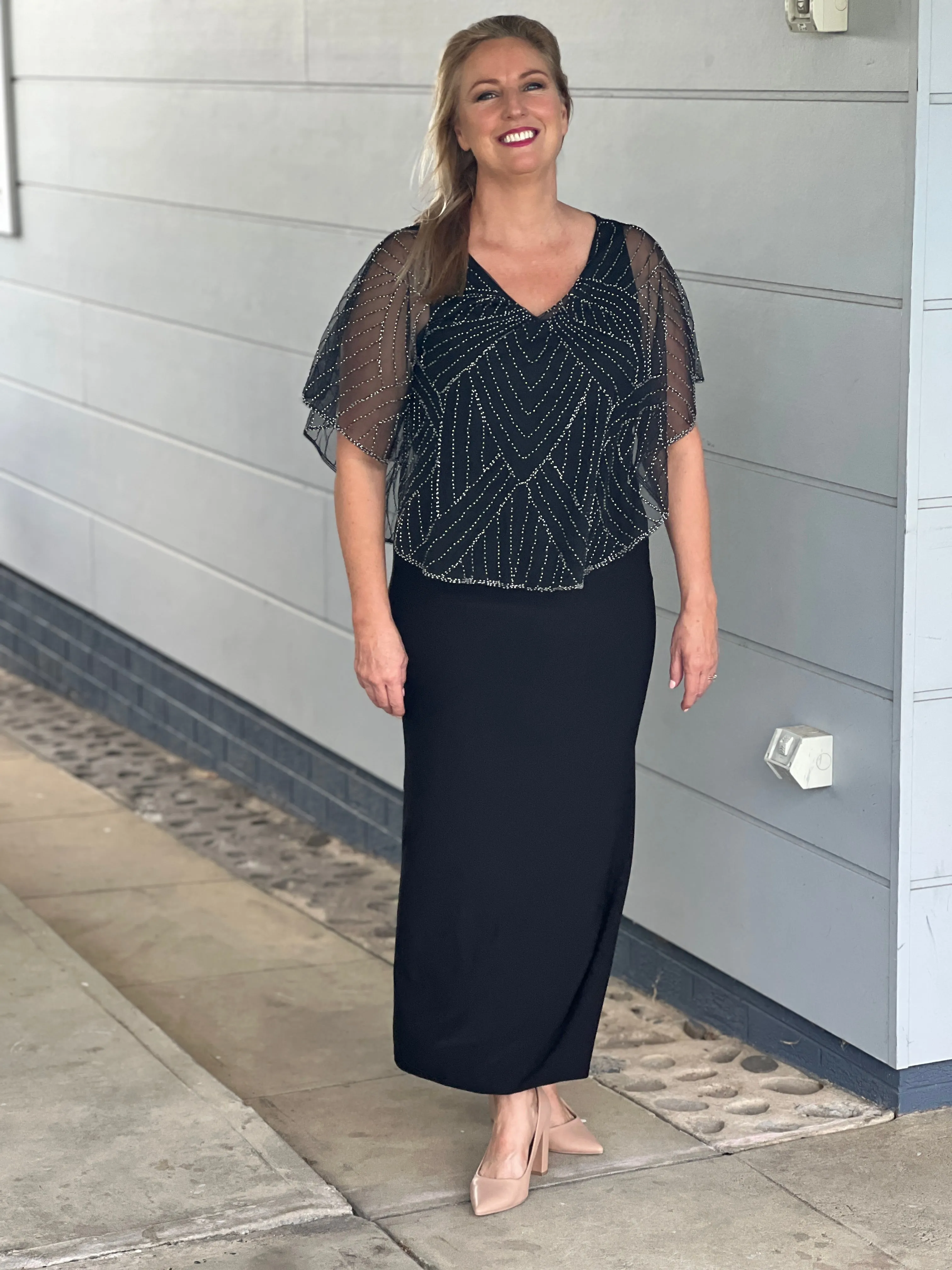 Florence Black Evening Dress