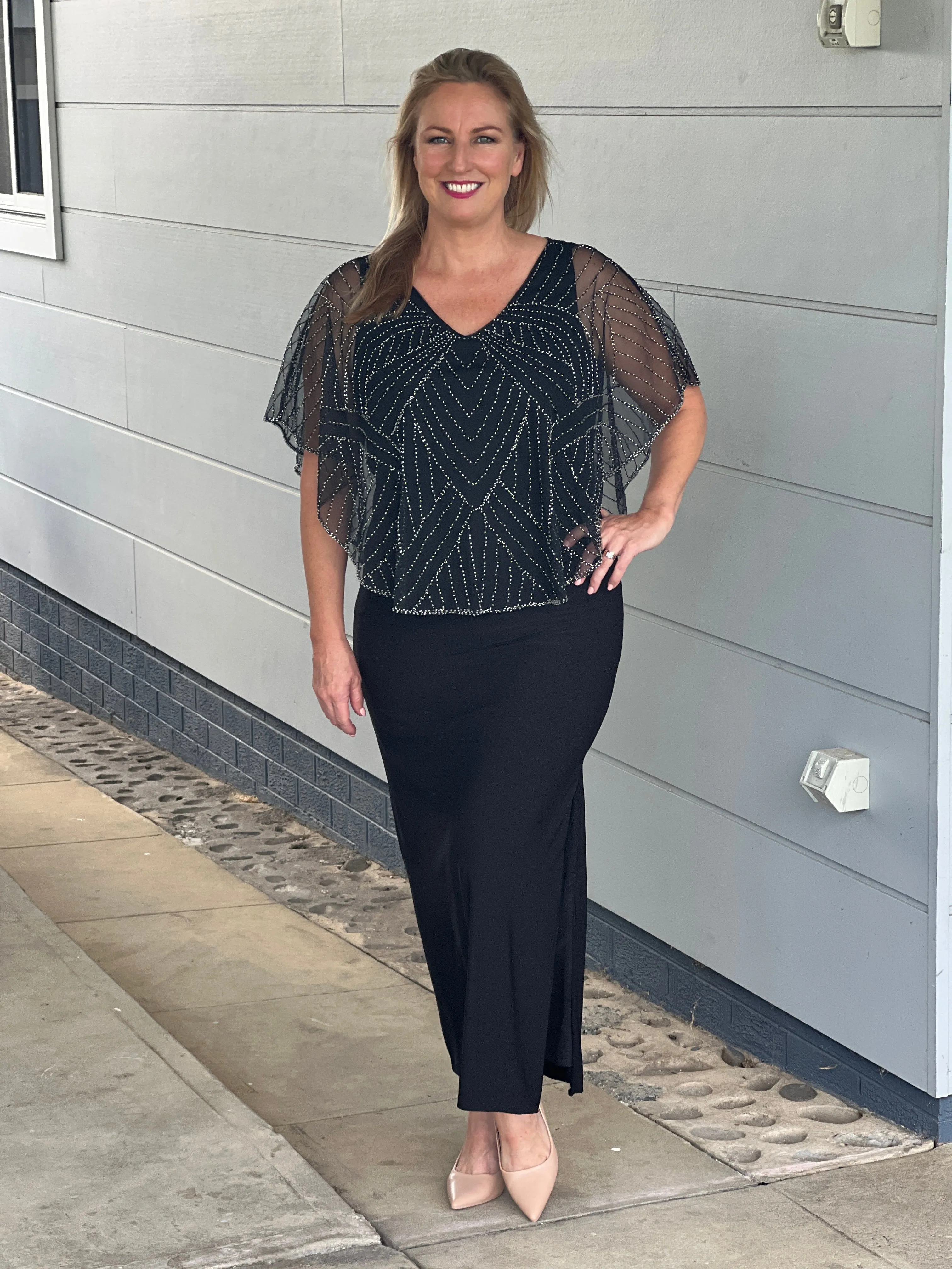 Florence Black Evening Dress