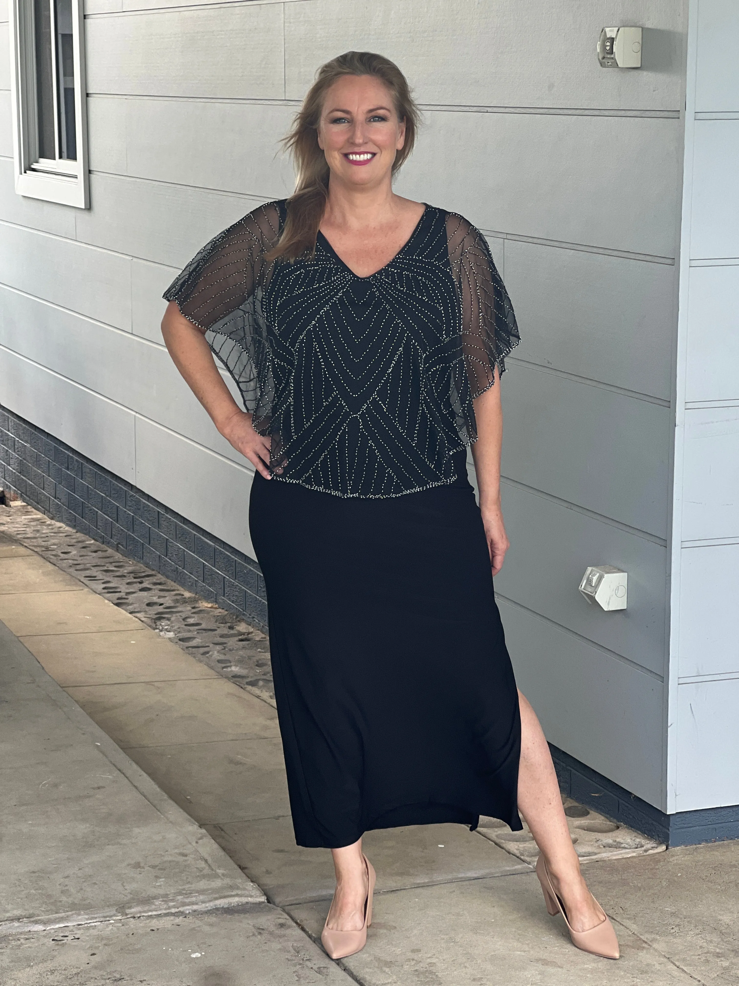 Florence Black Evening Dress