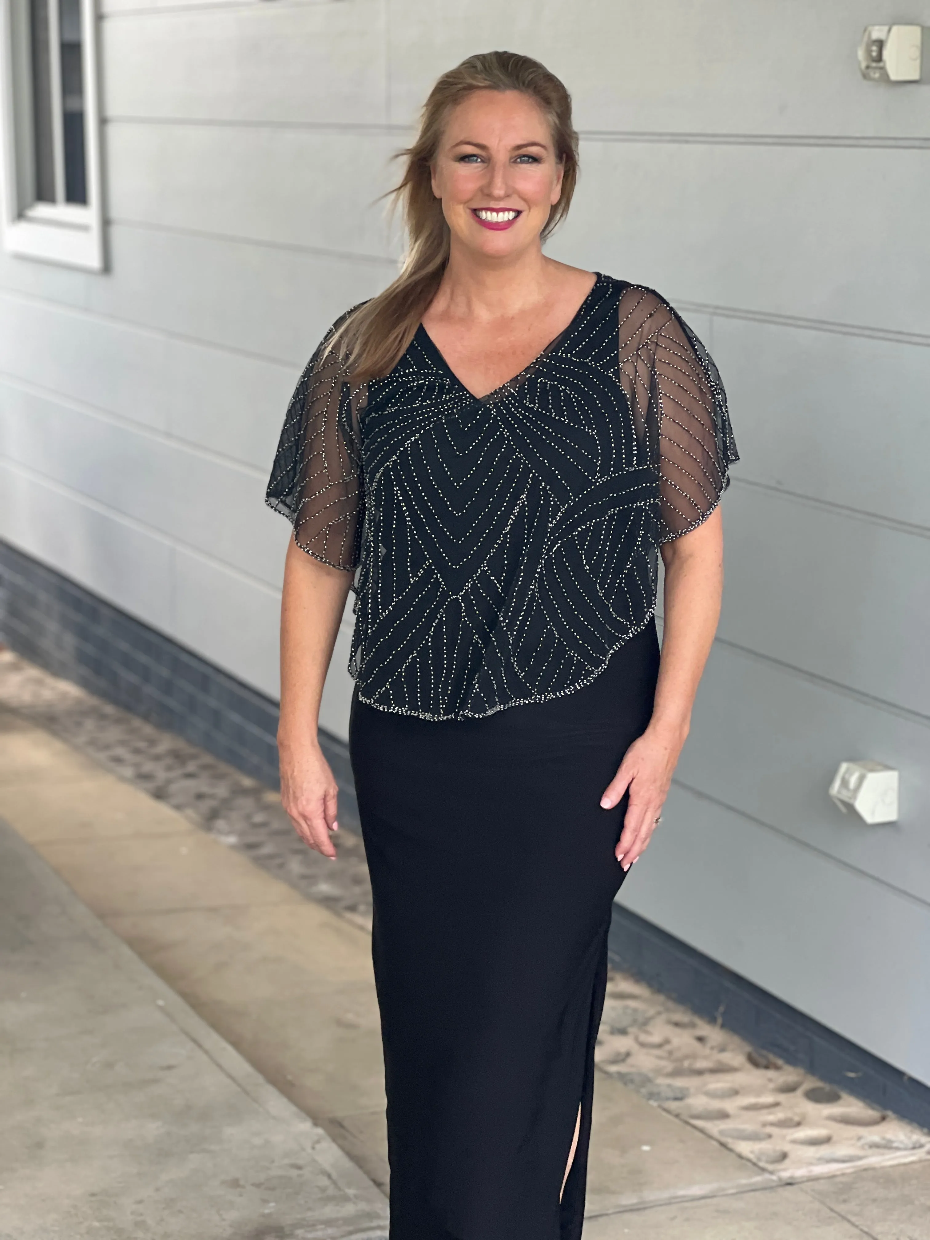 Florence Black Evening Dress