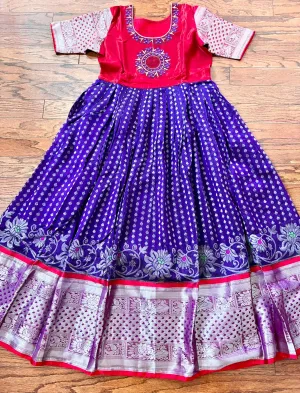 Kuppadam Silk Long Gown