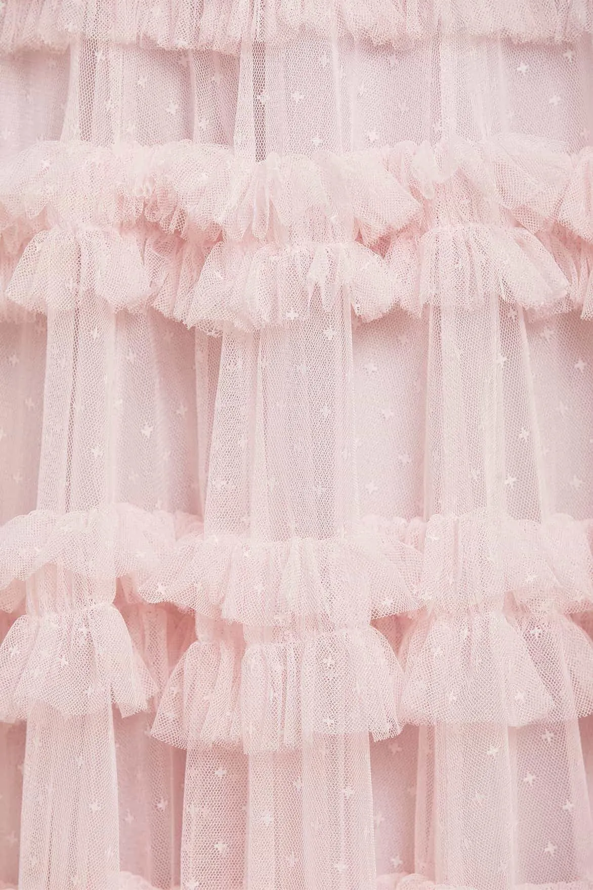 Lisette Ruffle Off Shoulder Gown