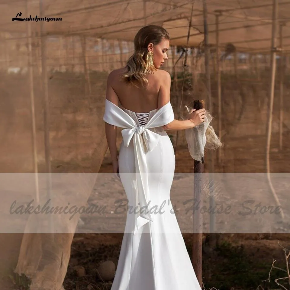 Luxury Wedding Gowns Sexy Women Glitter Tulle Bridal
