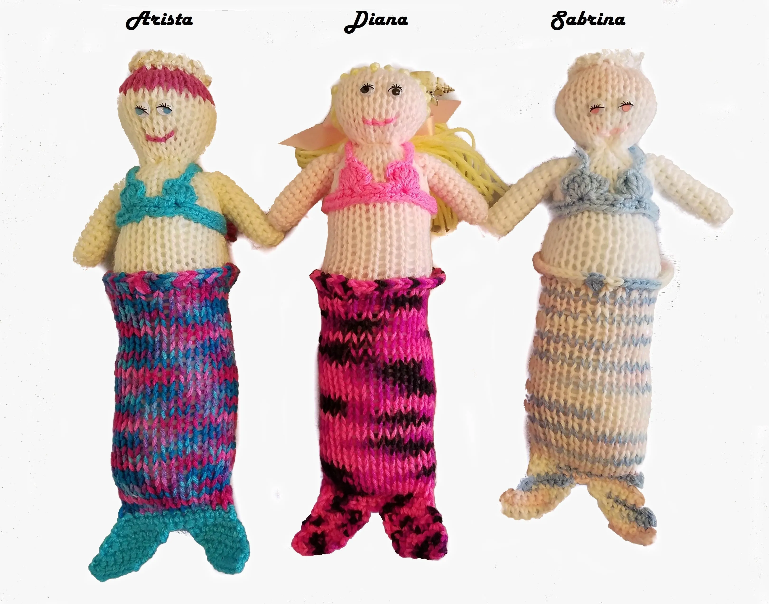 Mermaid Doll Pattern for Addi Pro Knitting Machine