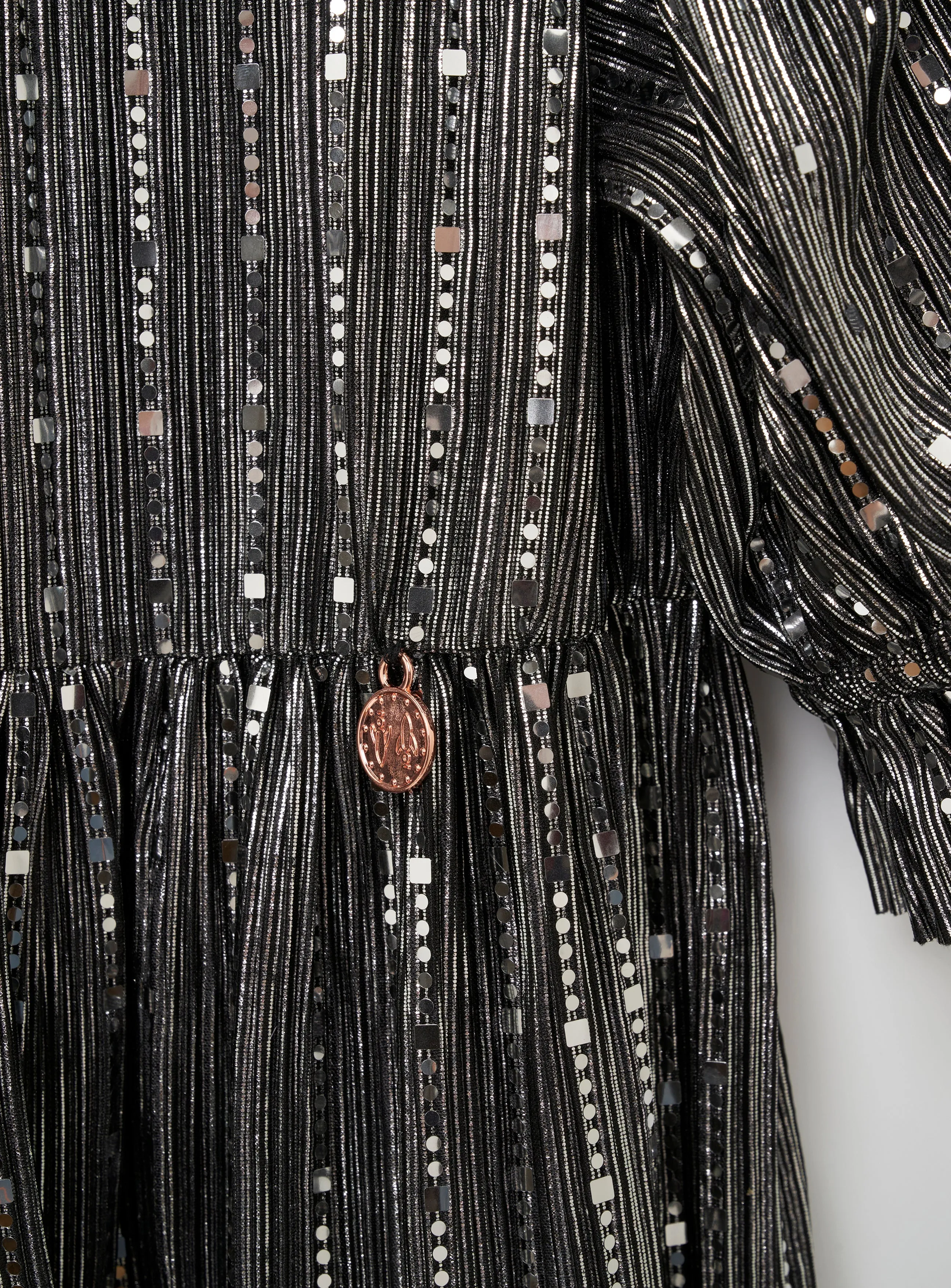 Mila Metallic Sequin Dress