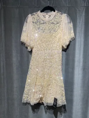 Needle and Thread Sequin Short Dress in Meadow Pink