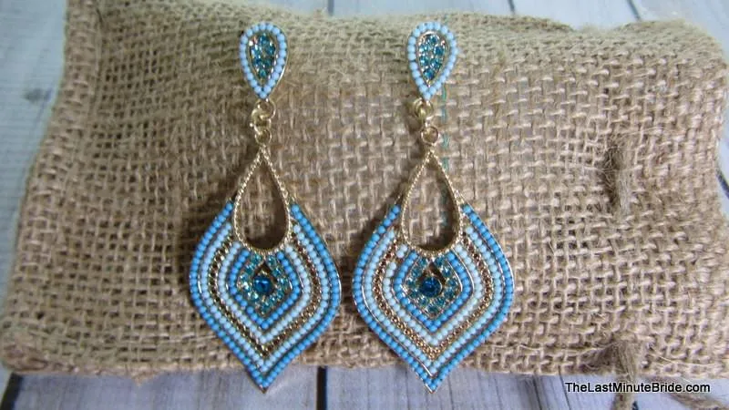 Ombre Beaded Earrings