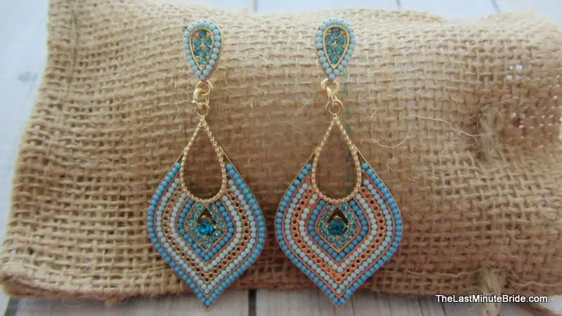 Ombre Beaded Earrings