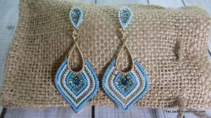 Ombre Beaded Earrings