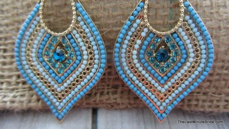 Ombre Beaded Earrings