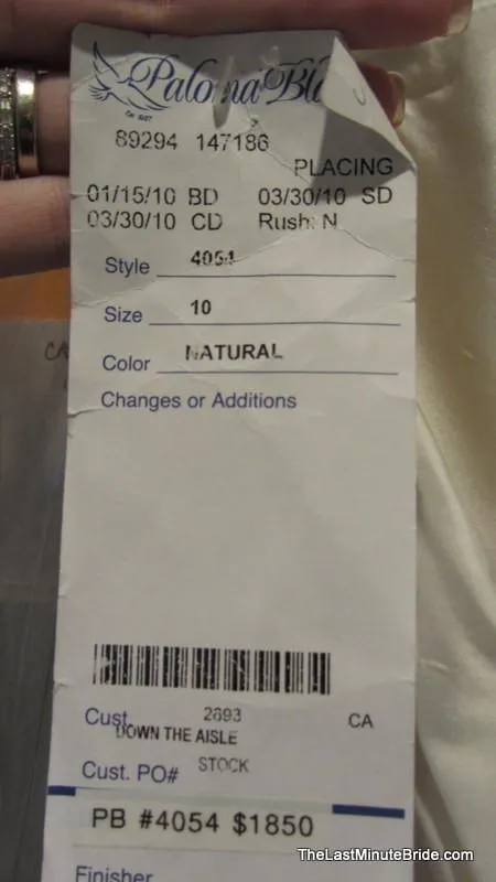 Paloma Blanca 4054