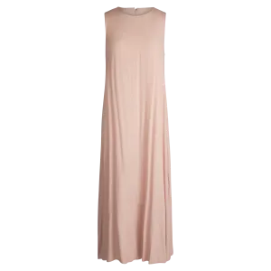 Point Georgette Crew A Line Dress