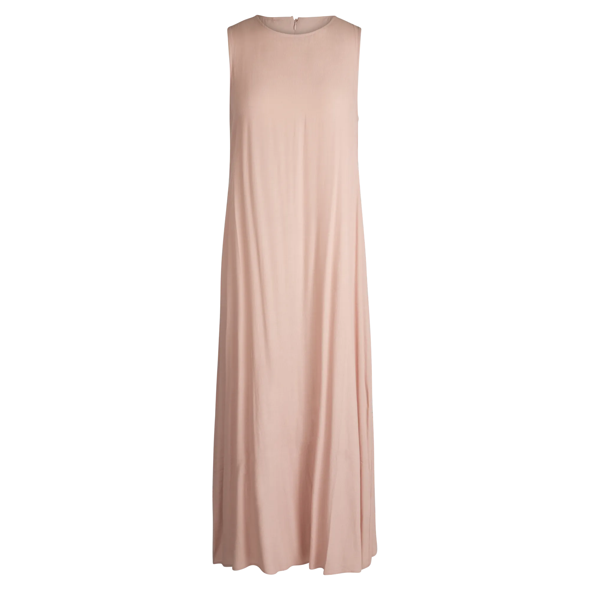 Point Georgette Crew A Line Dress