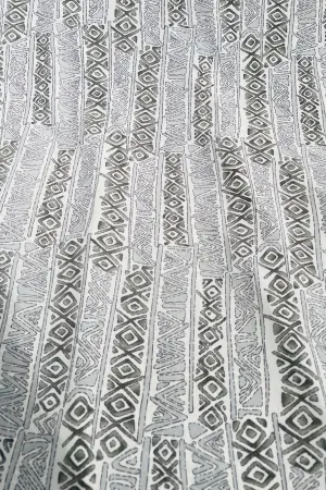 Printed Burble Polyester Crepe - Diamond