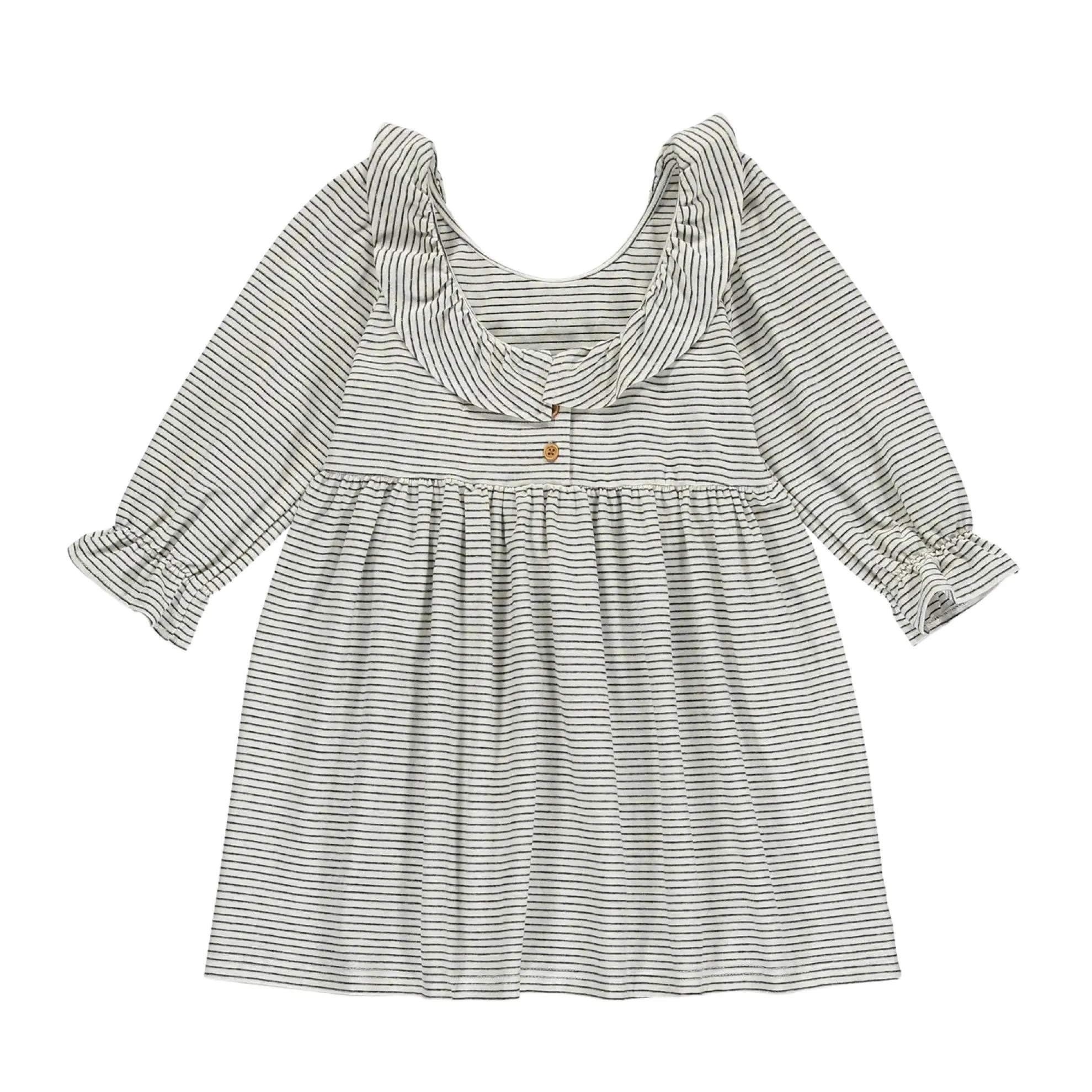 Vignette Finny Dress - Ivory Stripe
